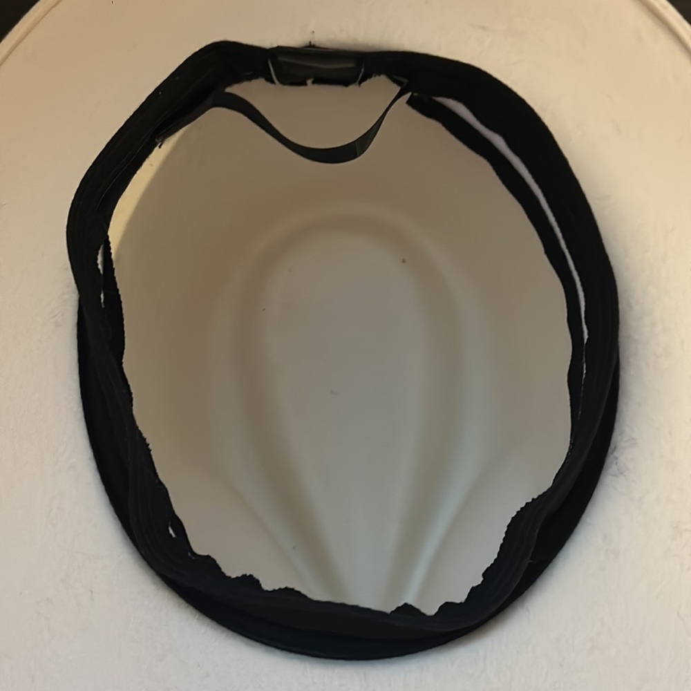 White Felt Hat - image 4